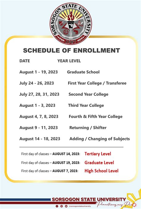 ANNOUNCEMENT: Enrollment for 1st Semester, AY 2023.